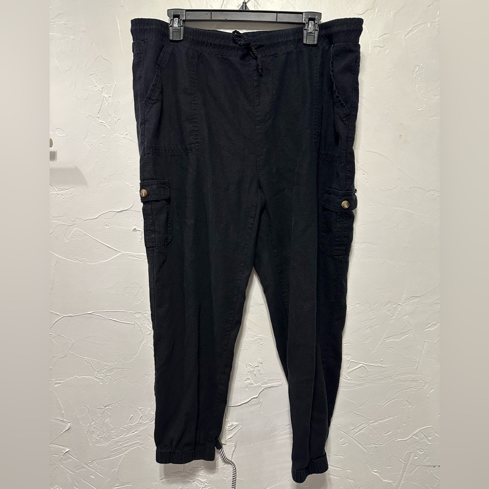Cafe Merrakesh linen blend joggers